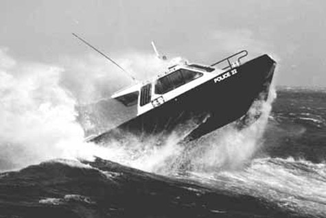 Seaspray Inshore patrol vessel PL22 in 1992.